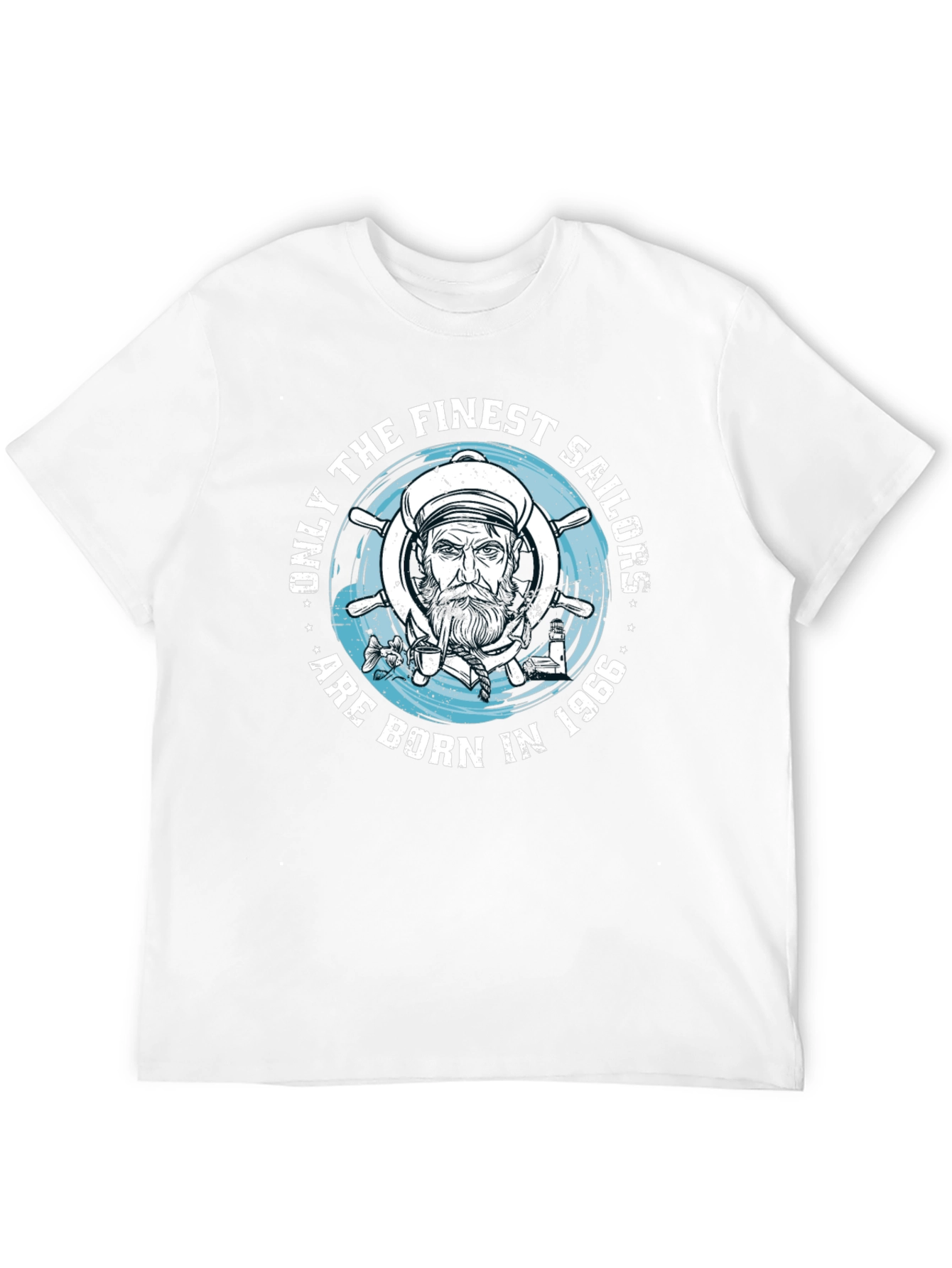 Finest Sailors Born in 1966 Black T-Shirt