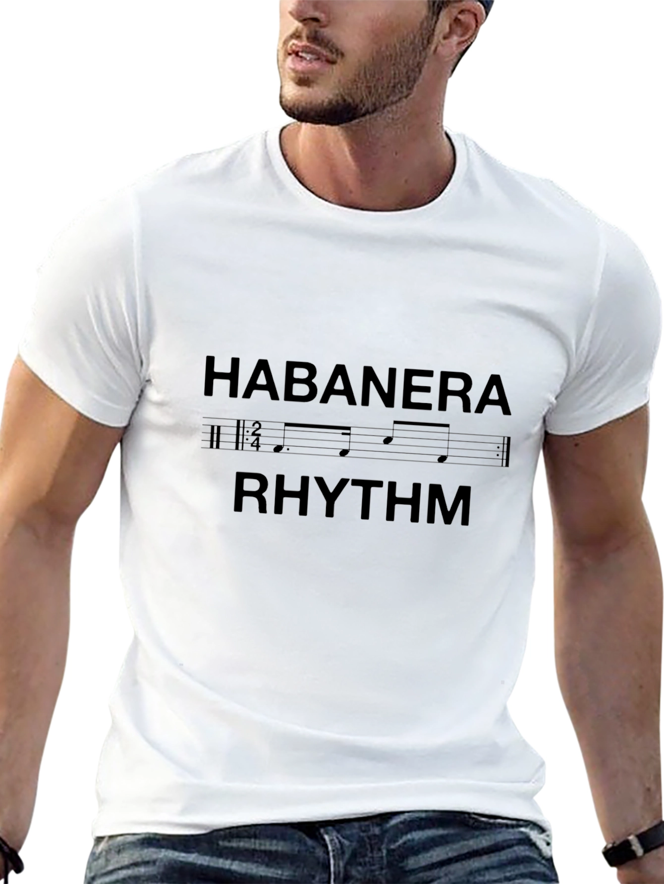 Habanera Rhythm Music T-Shirt - Classic Design