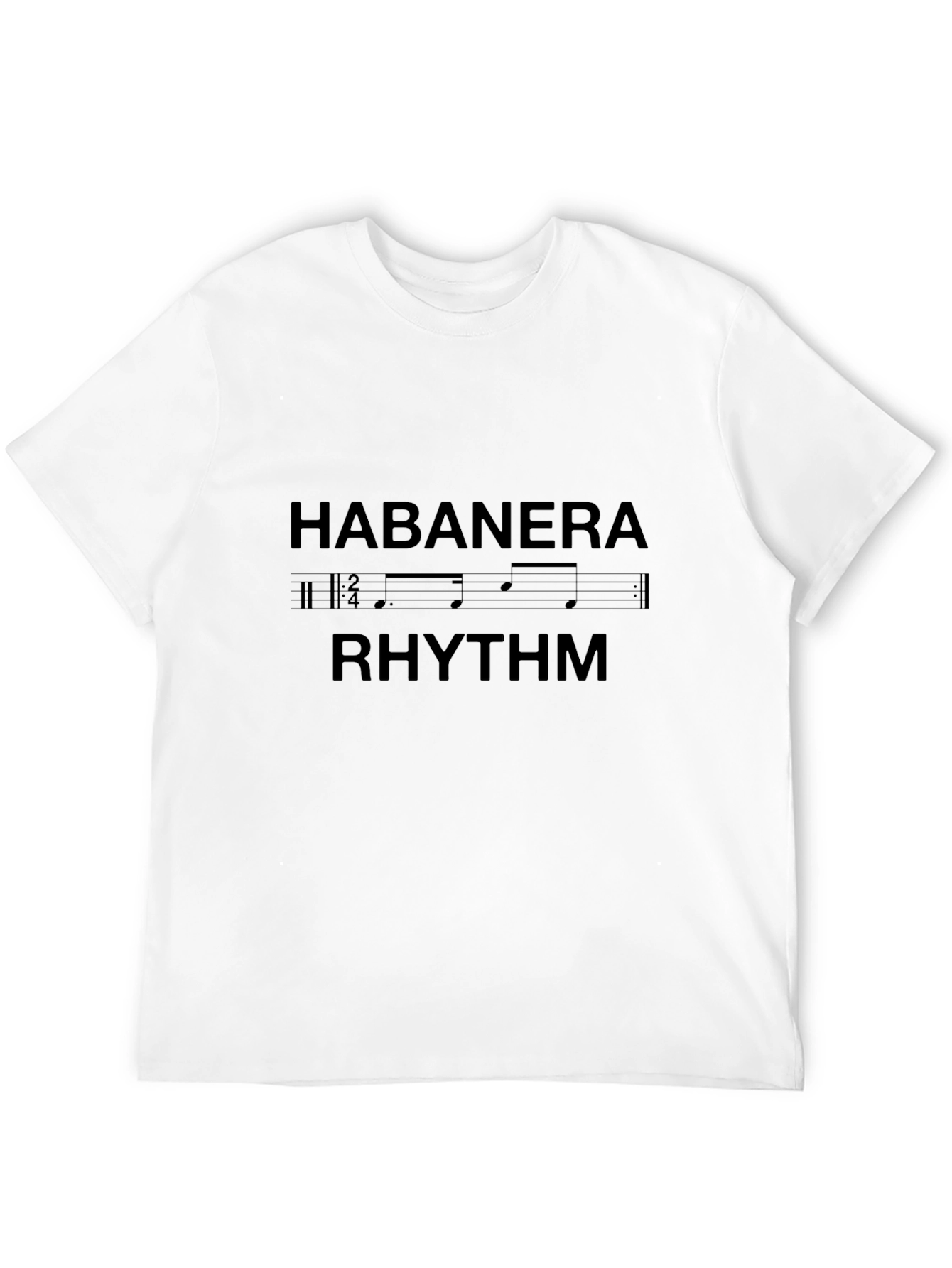 Habanera Rhythm Music T-Shirt - Classic Design