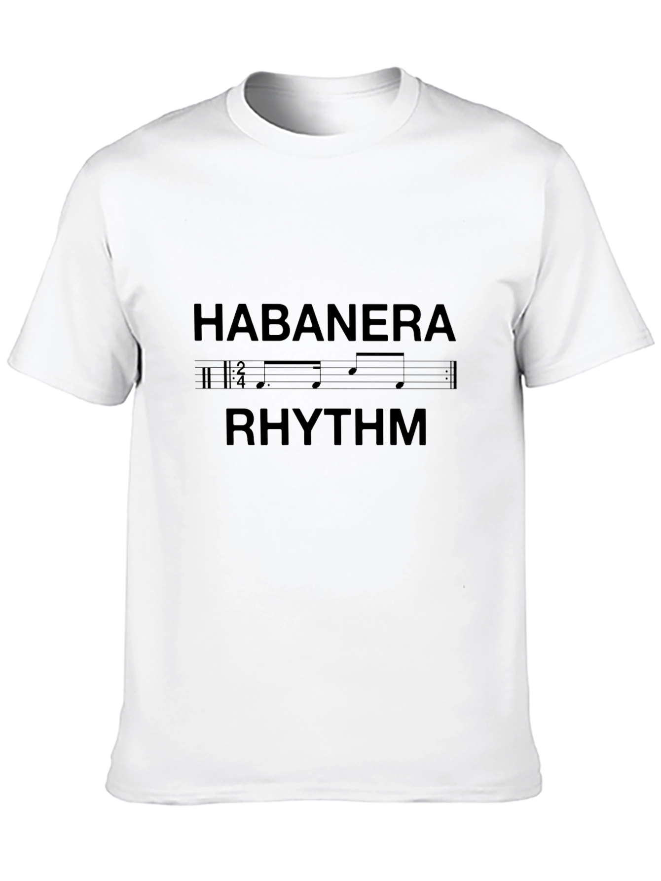 Habanera Rhythm Music T-Shirt - Classic Design