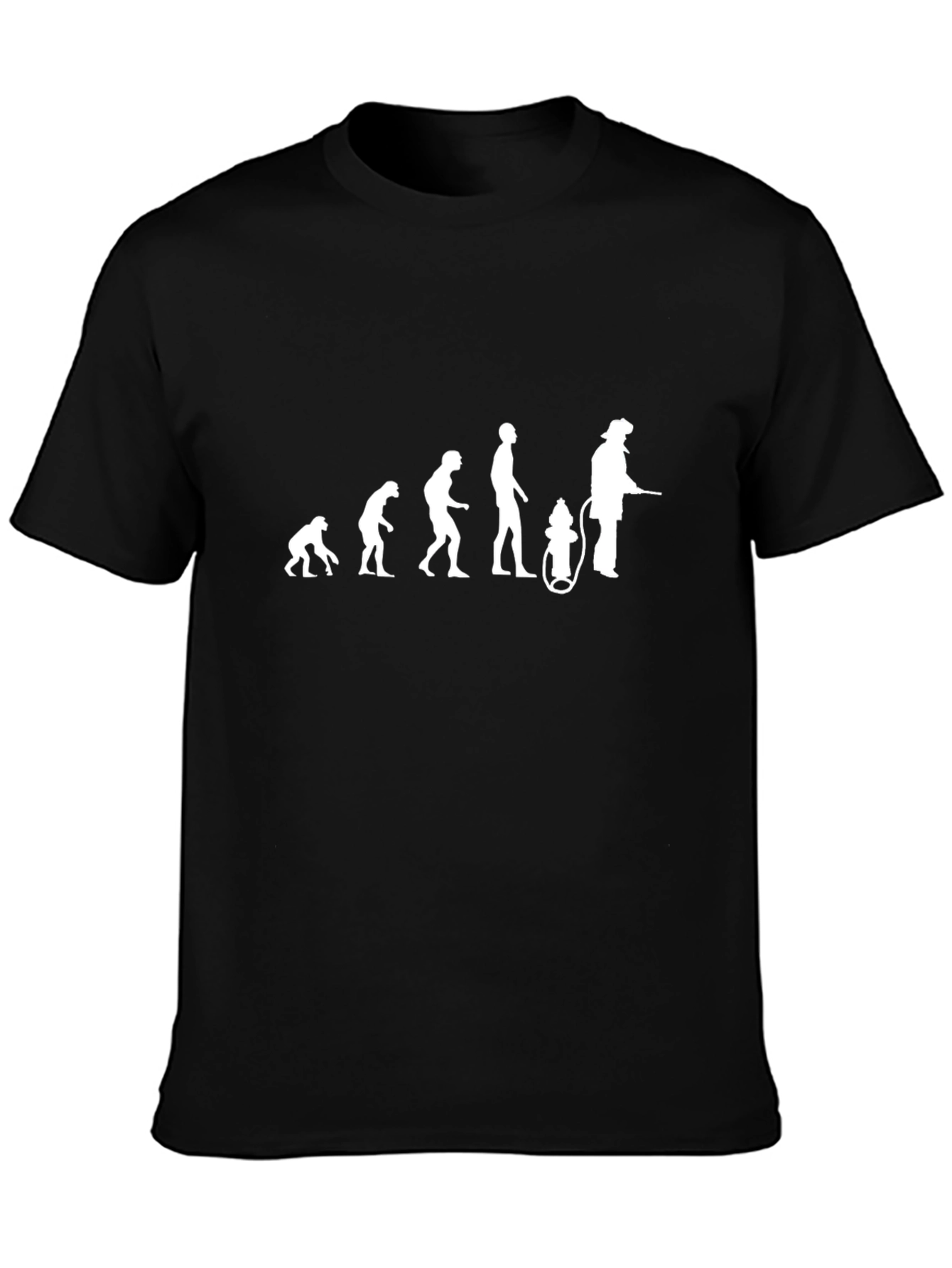 Firefighter Evolution Graphic T-Shirt - Black