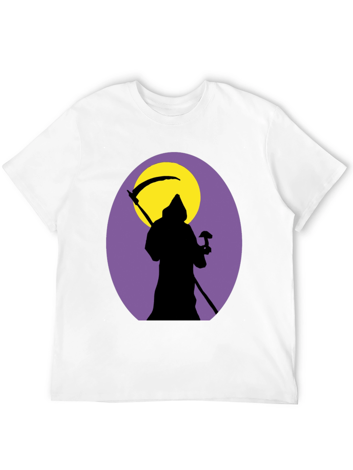 Grim Reaper Graphic T-Shirt - Dark Humor Tee