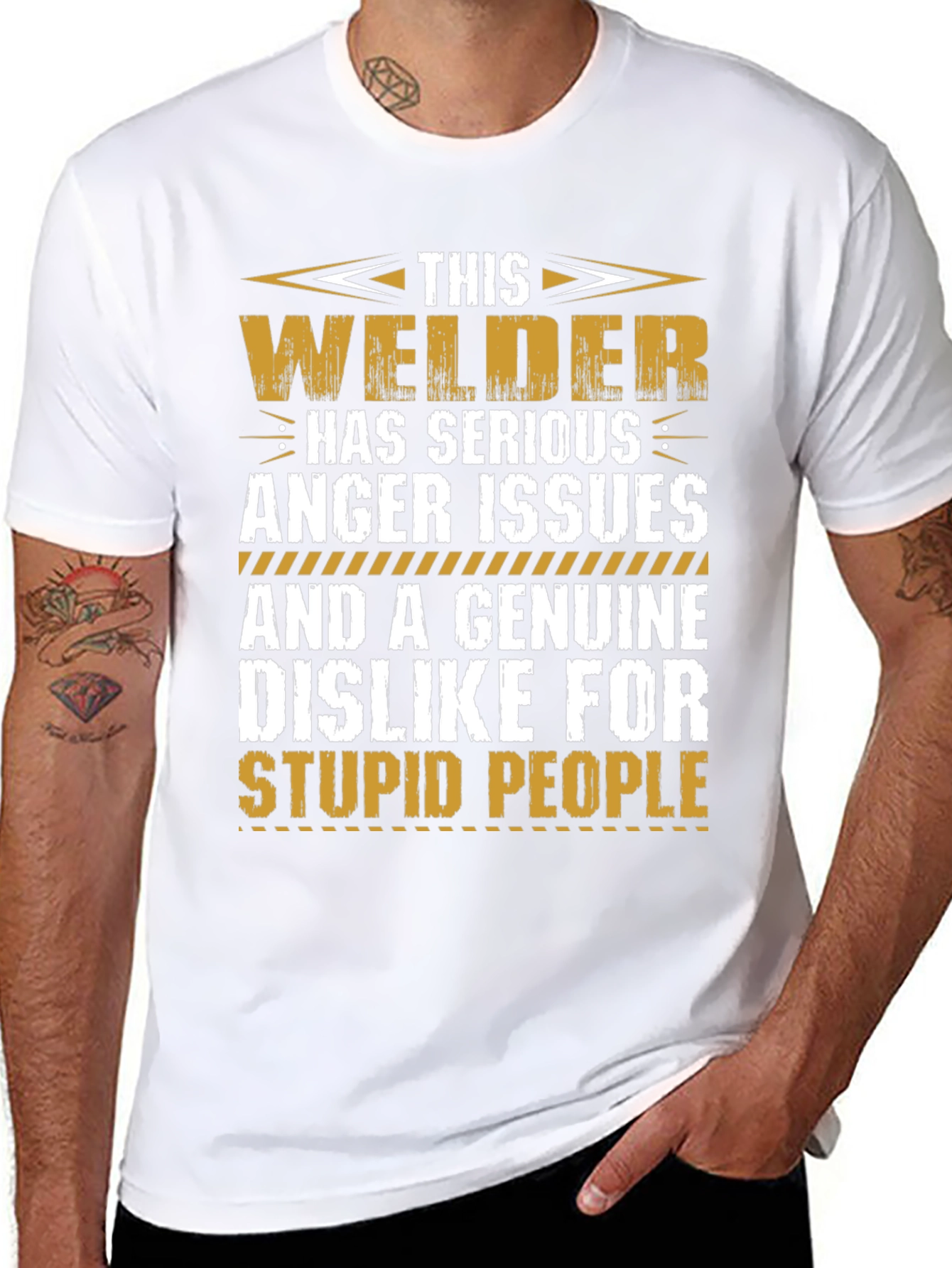 Welder Anger Issues Graphic Tee