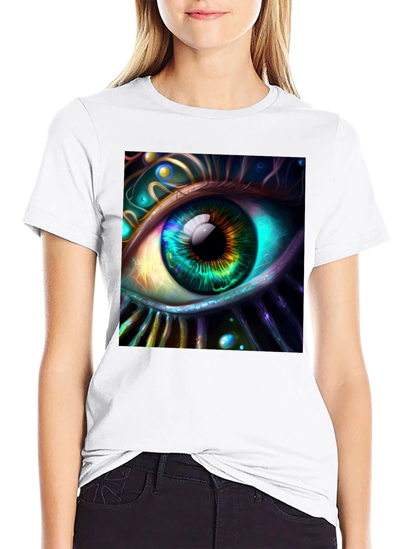 Eye See You Graphic Tee - Vivid Art T-Shirt