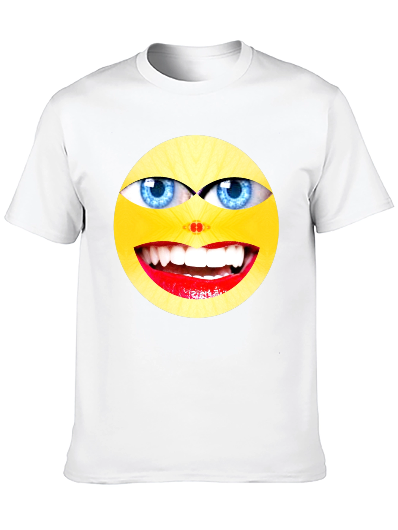 Funny Emoji Graphic Black T-Shirt