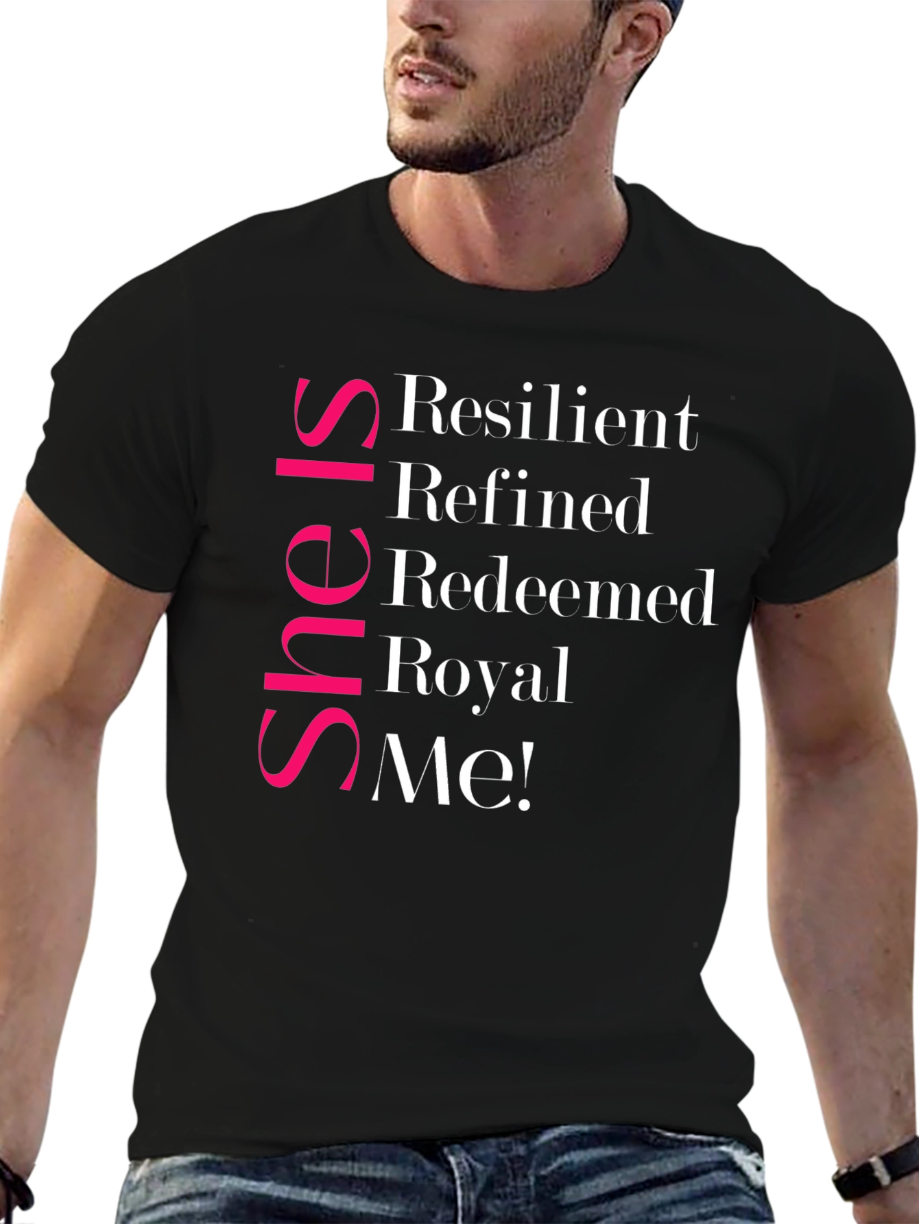 She Is Resilient T-Shirt - Black