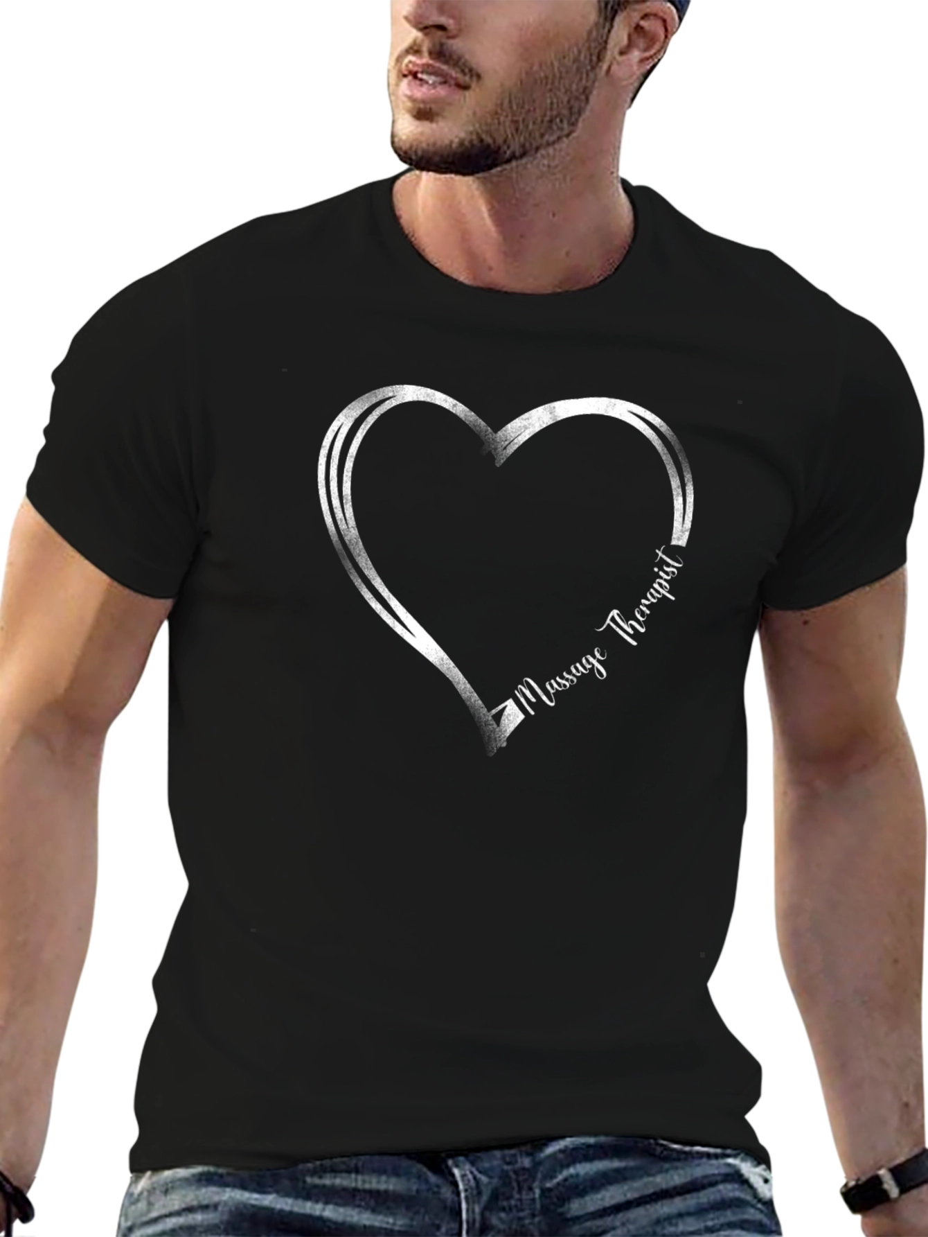 Massage Therapist Heart T-Shirt