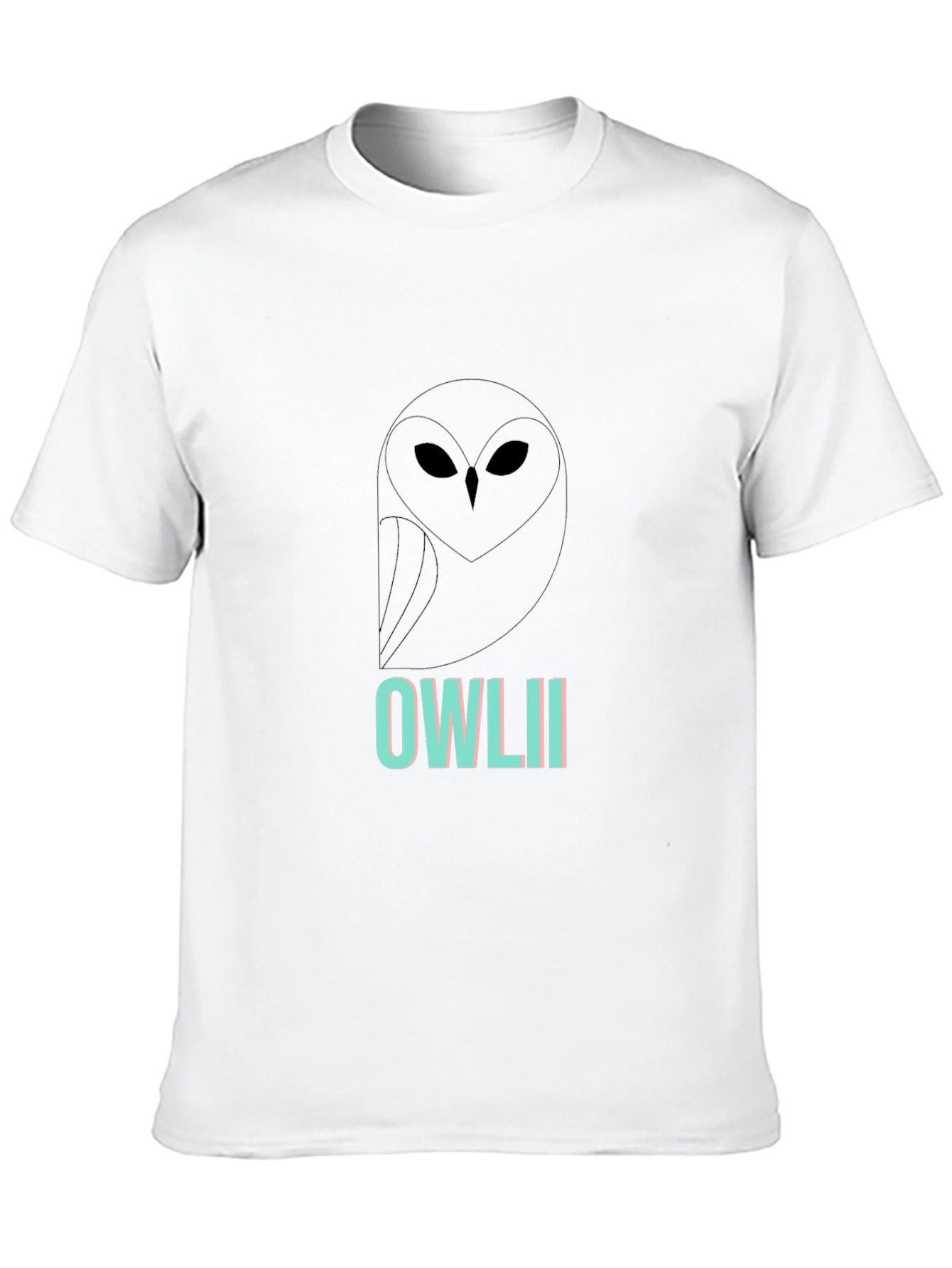 Stylish Owl Graphic Print Black T-Shirt
