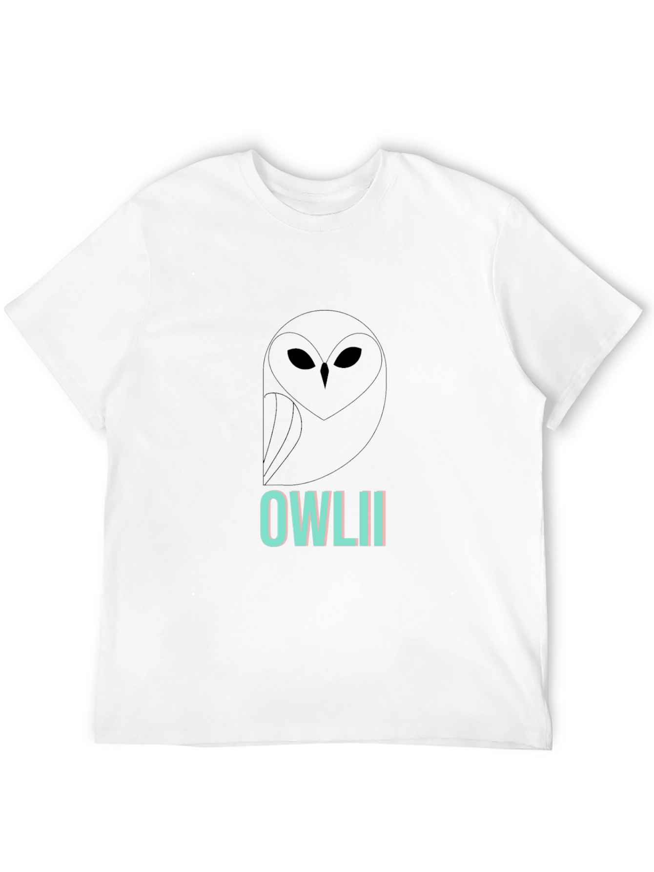 Stylish Owl Graphic Print Black T-Shirt