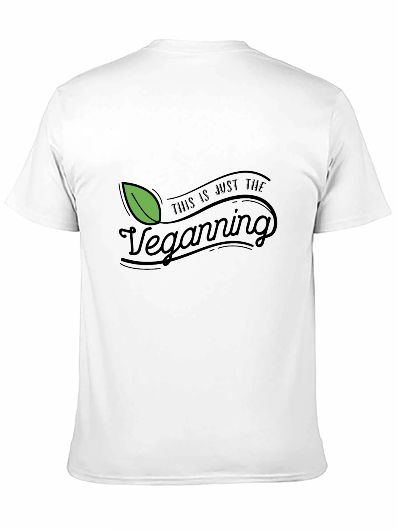 Vegan Black Graphic Tee - The Veganning
