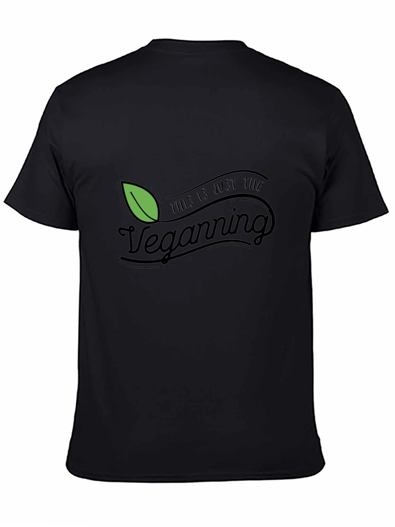 Vegan Black Graphic Tee - The Veganning