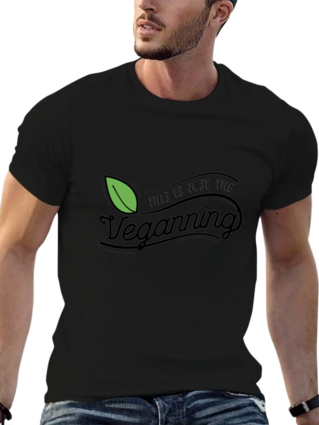 Vegan Black Graphic Tee - The Veganning