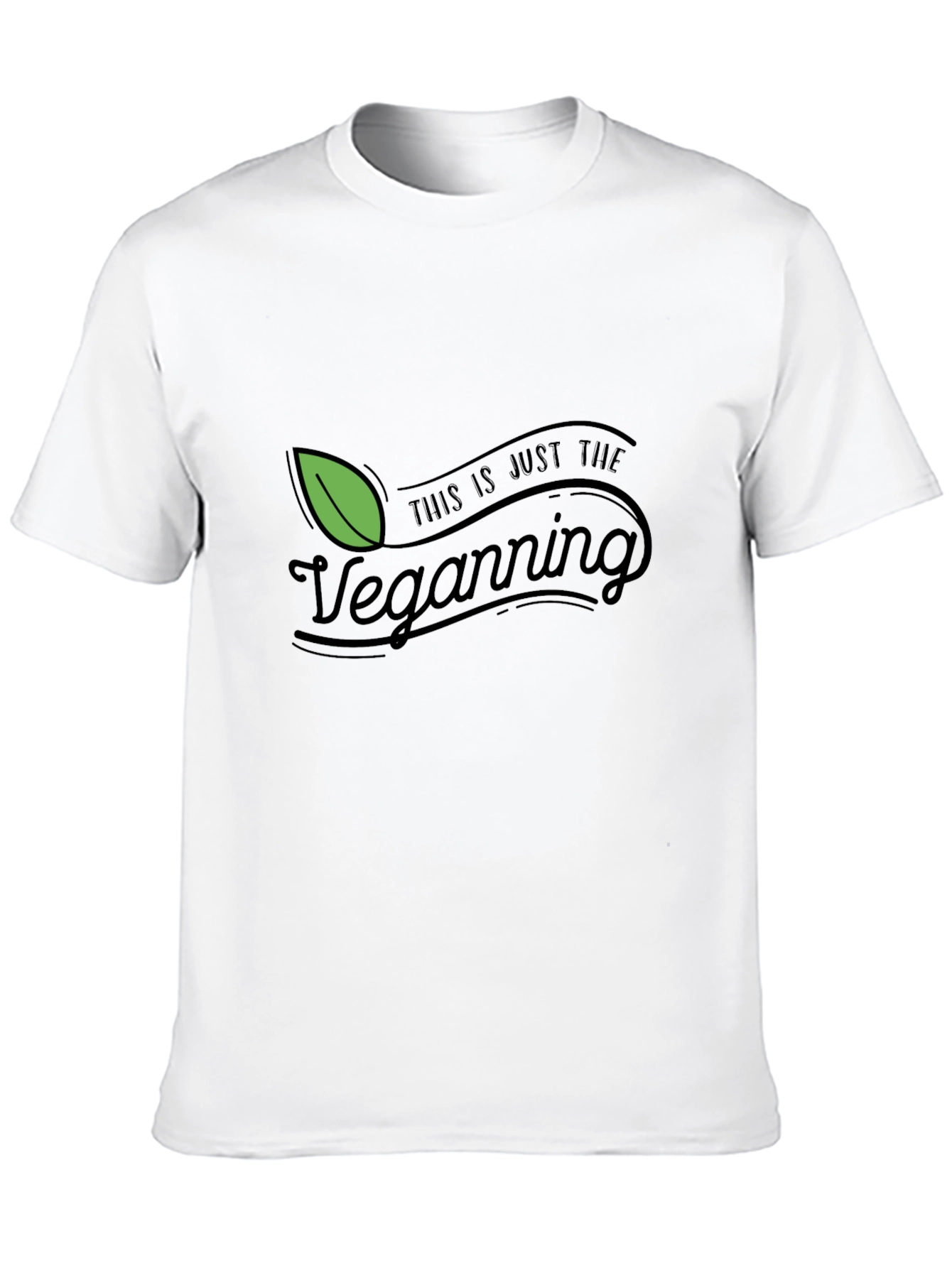 Vegan Black Graphic Tee - The Veganning