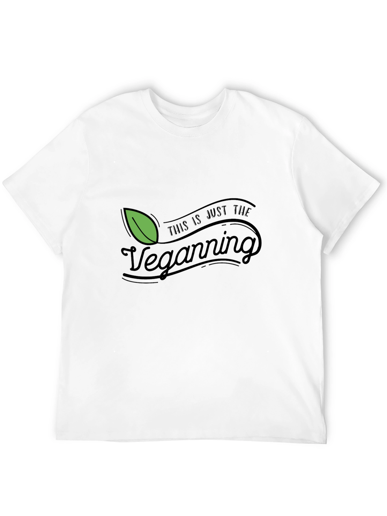 Vegan Black Graphic Tee - The Veganning