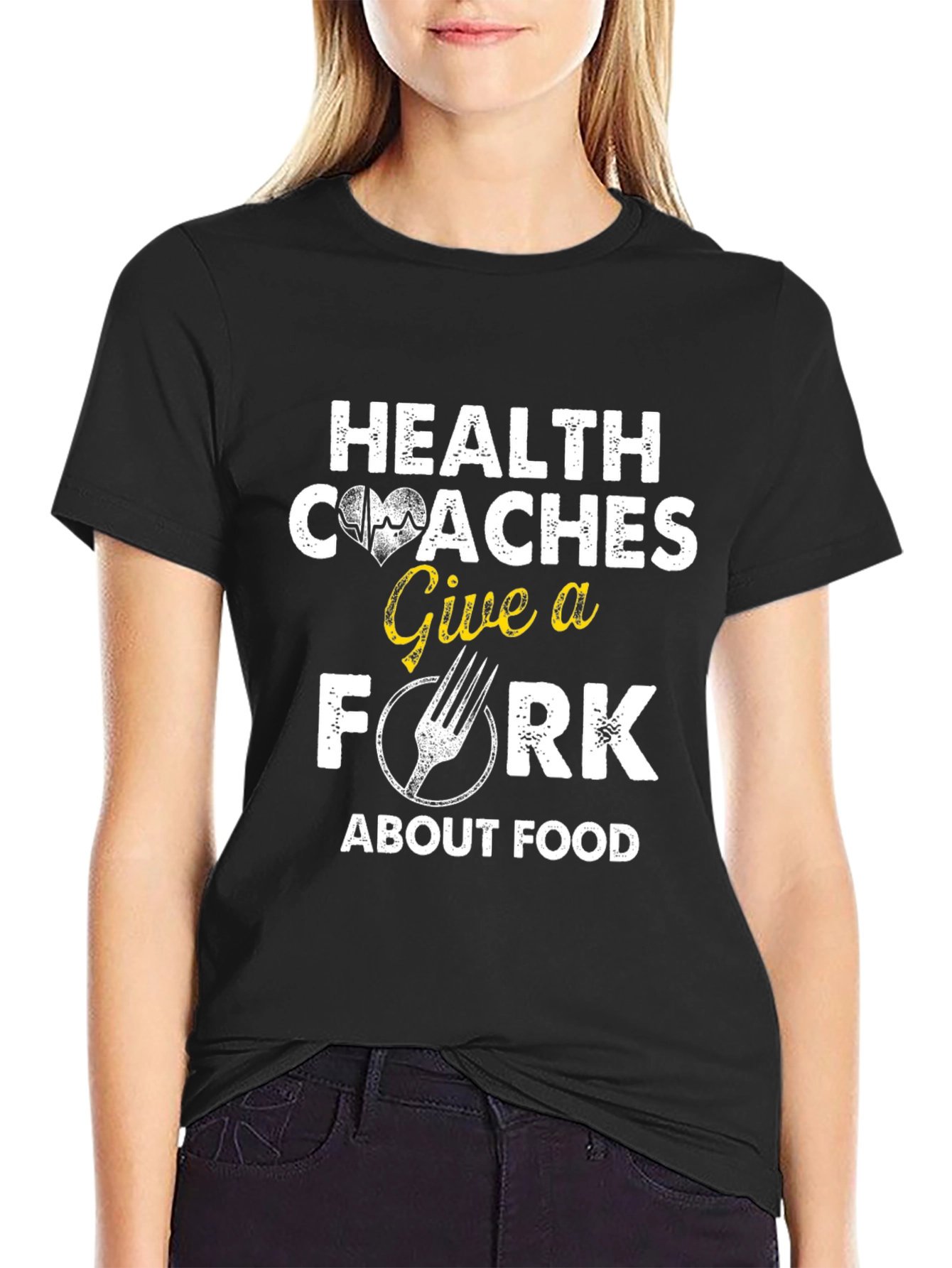 Health Coaches Give a Fork T-Shirt