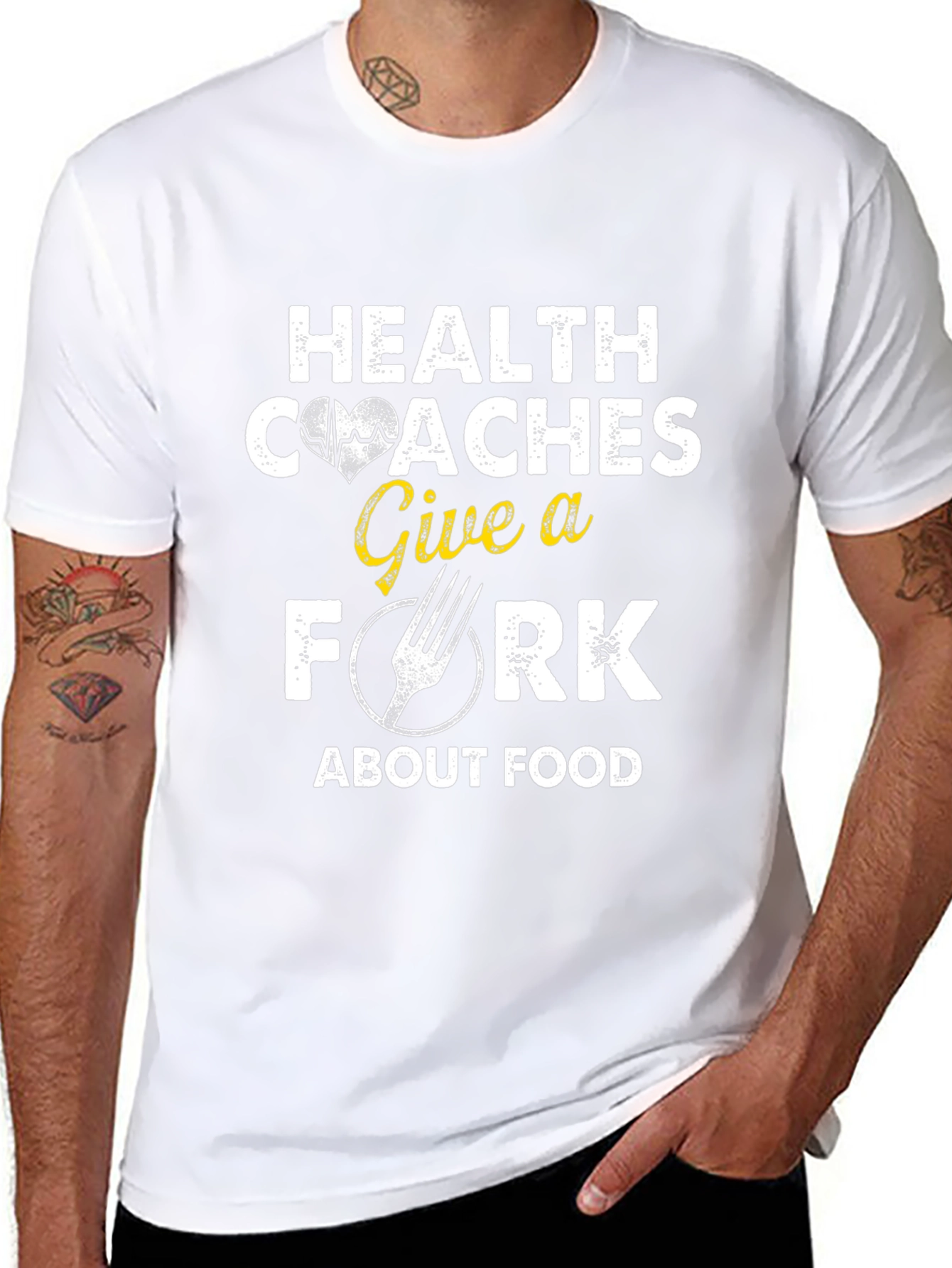 Health Coaches Give a Fork T-Shirt
