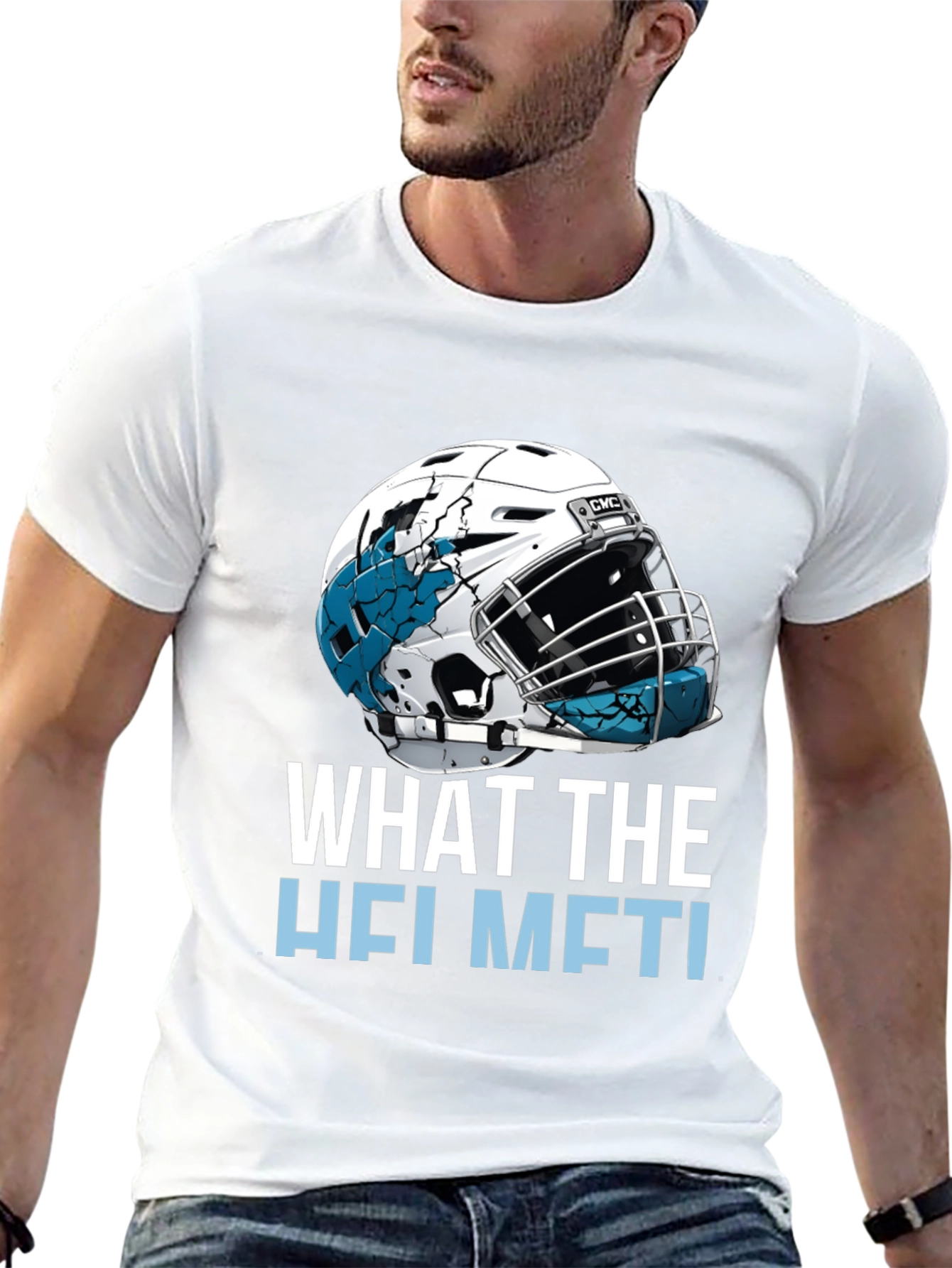 What the Helmet T-Shirt - Sports Fan Tee