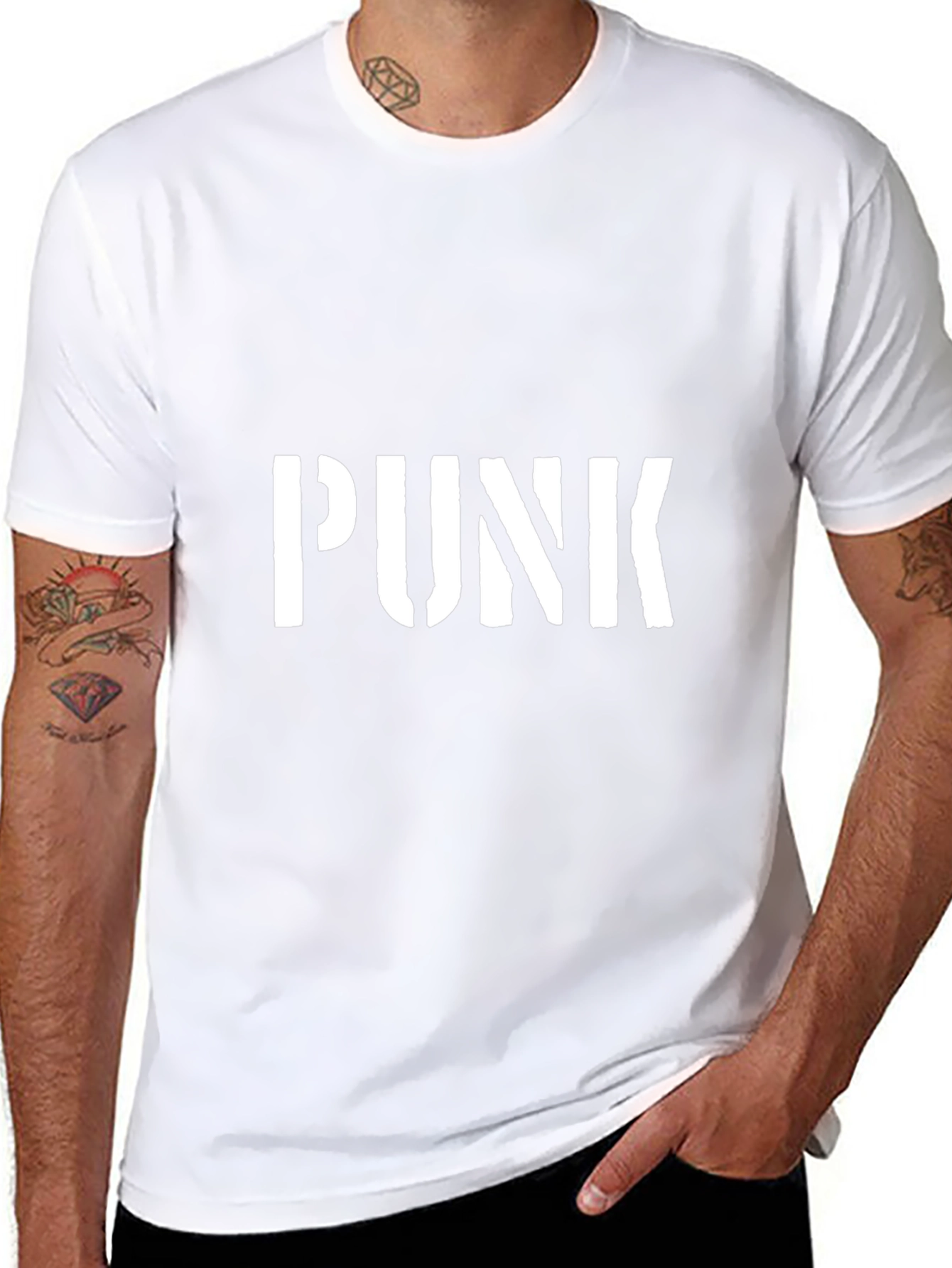 Punk Graphic Tee - Bold Statement T-Shirt