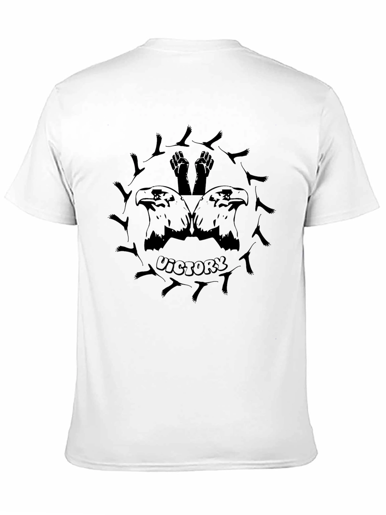 Victory Eagle Graphic Black T-Shirt