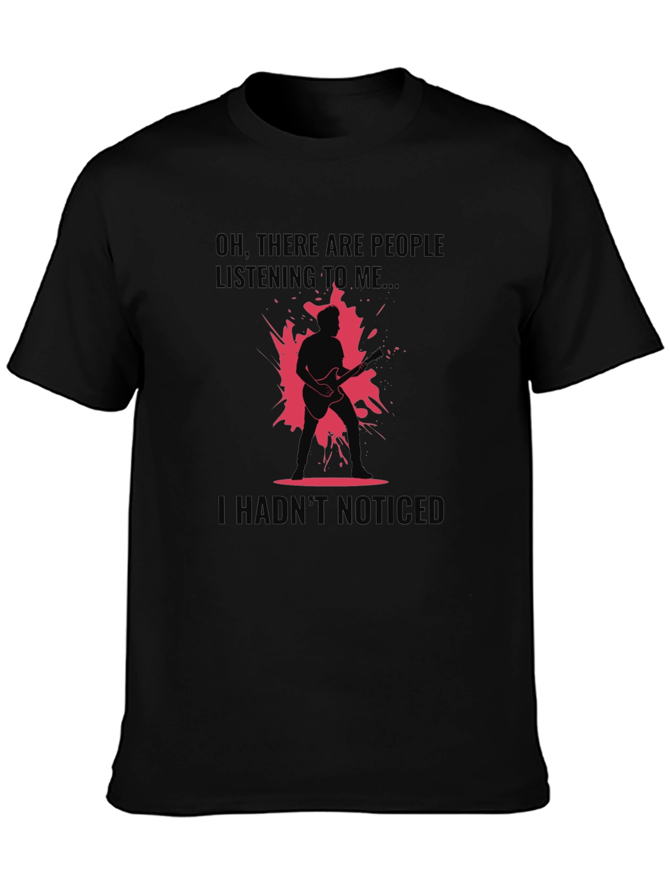 Rock Music T-Shirt - Guitar Player Design