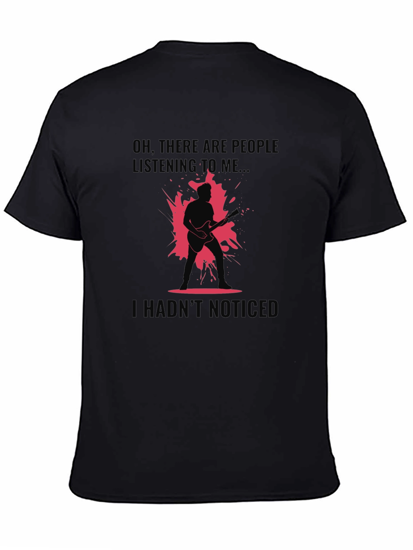 Rock Music T-Shirt - Guitar Player Design