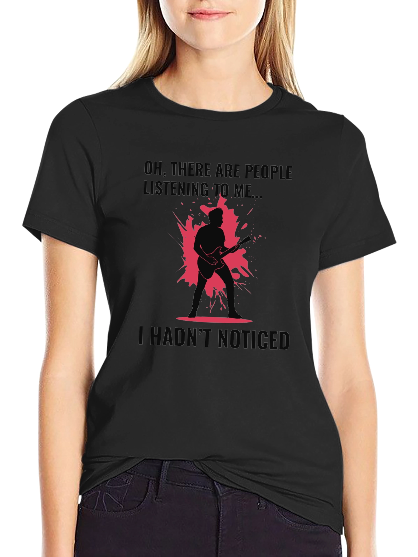 Rock Music T-Shirt - Guitar Player Design