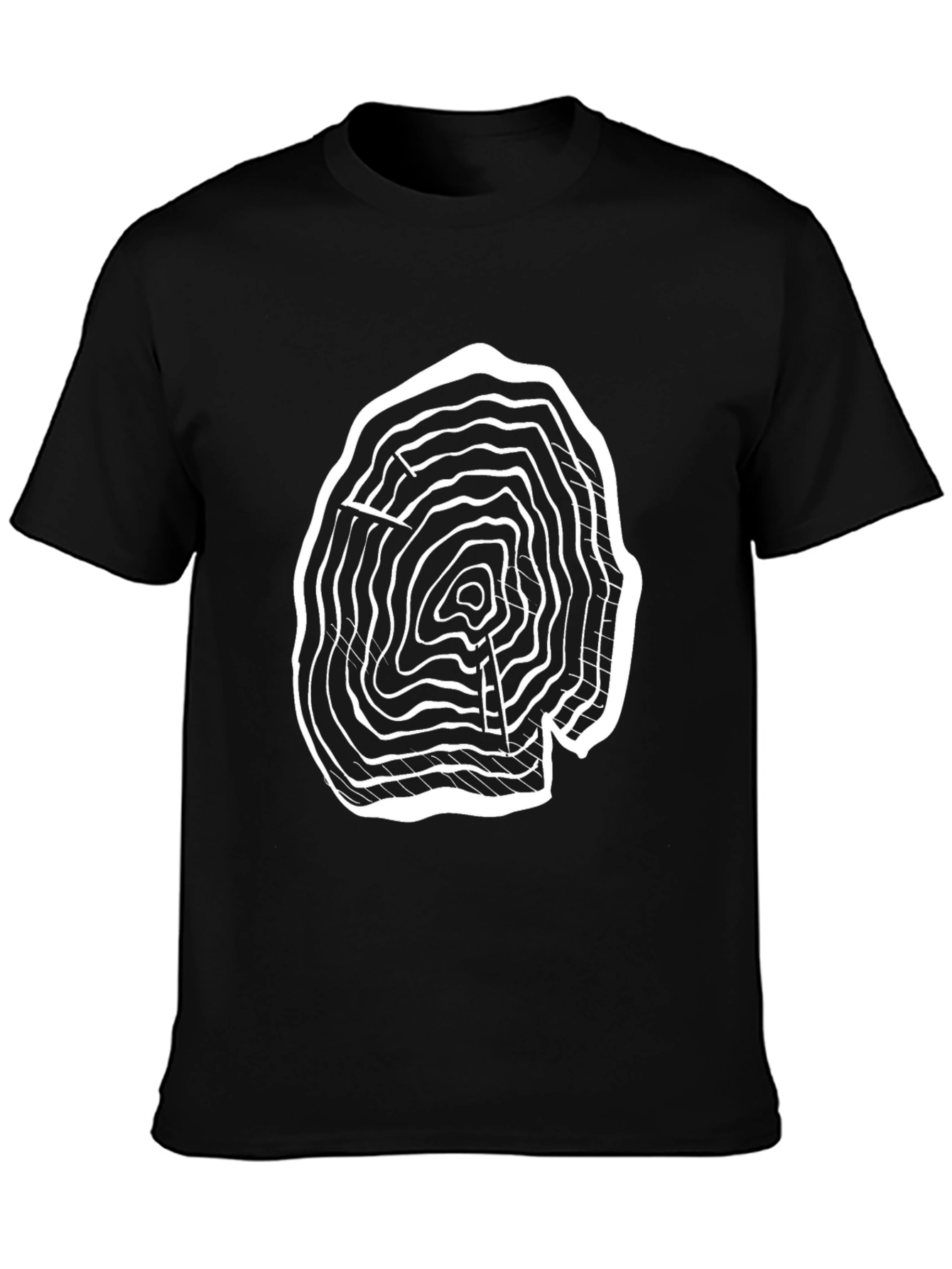 Tree Ring Graphic Tee - Nature Inspired Design
