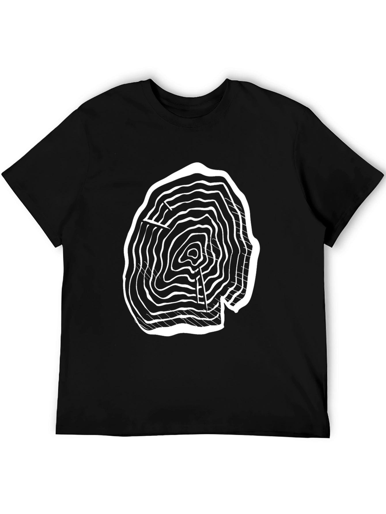 Tree Ring Graphic Tee - Nature Inspired Design