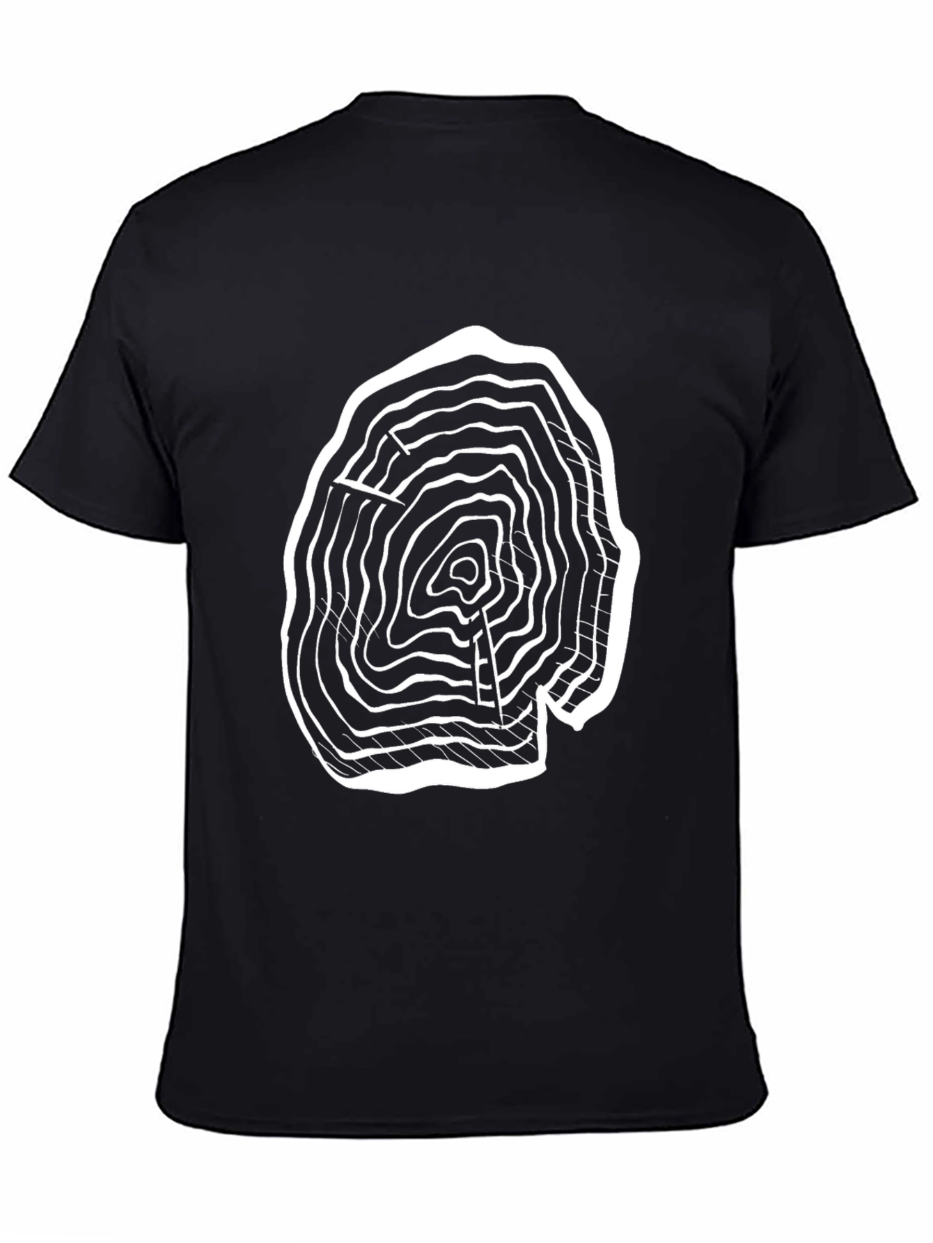 Tree Ring Graphic Tee - Nature Inspired Design