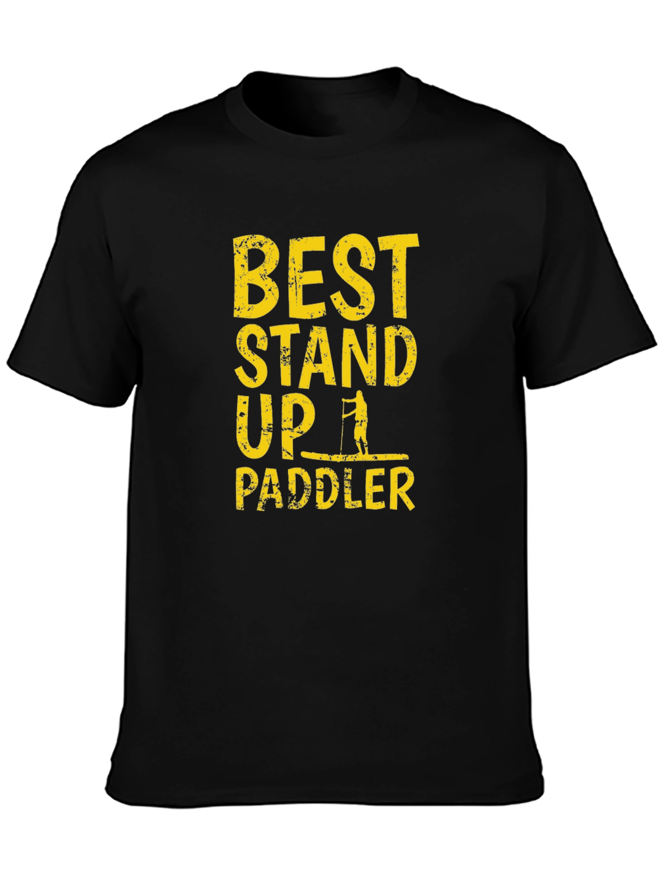 Best Stand Up Paddler T-Shirt - Black Graphic Tee