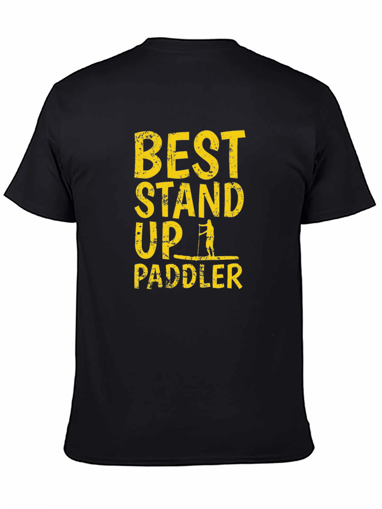 Best Stand Up Paddler T-Shirt - Black Graphic Tee