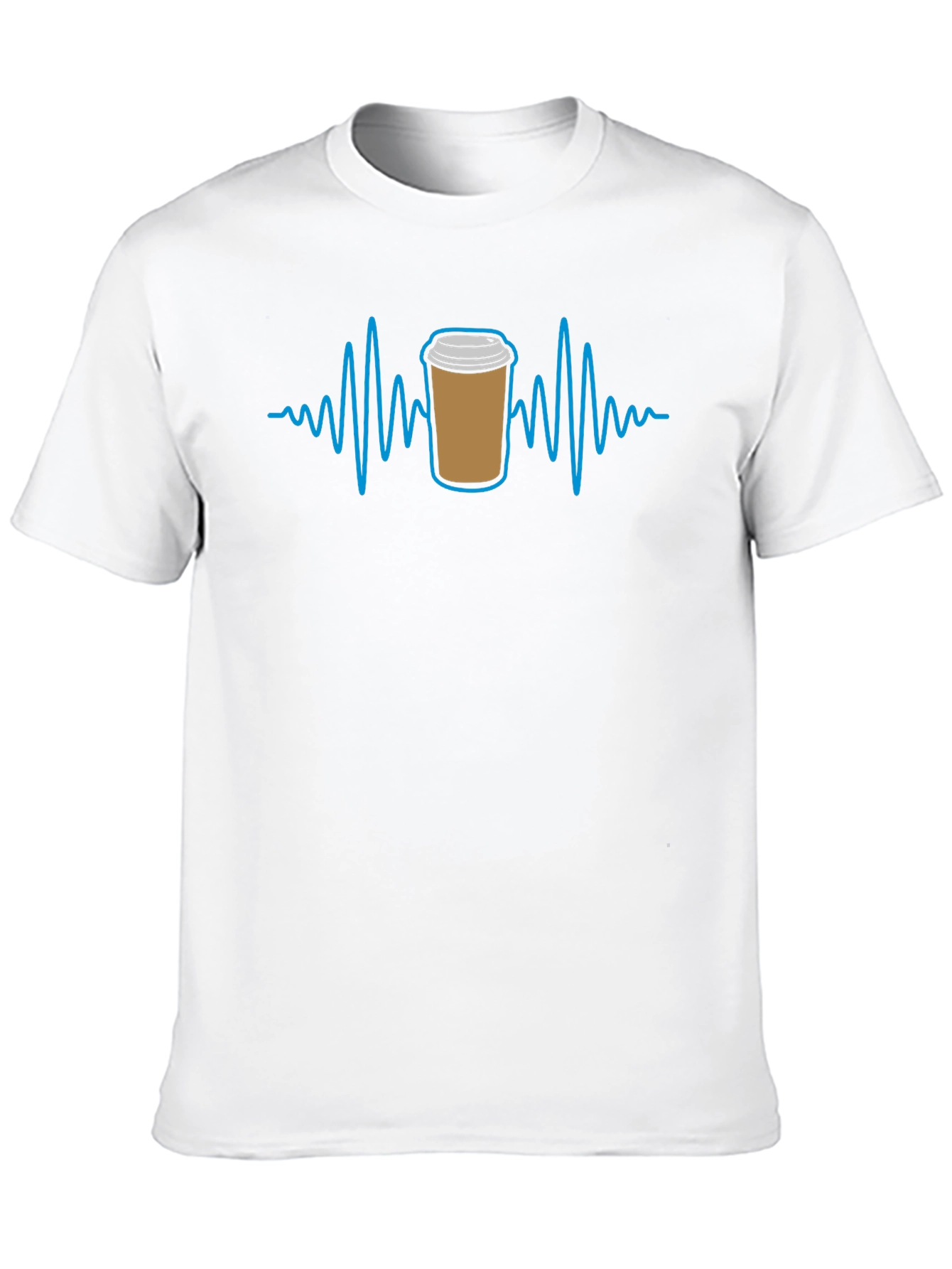 Coffee ECG T-Shirt - Black
