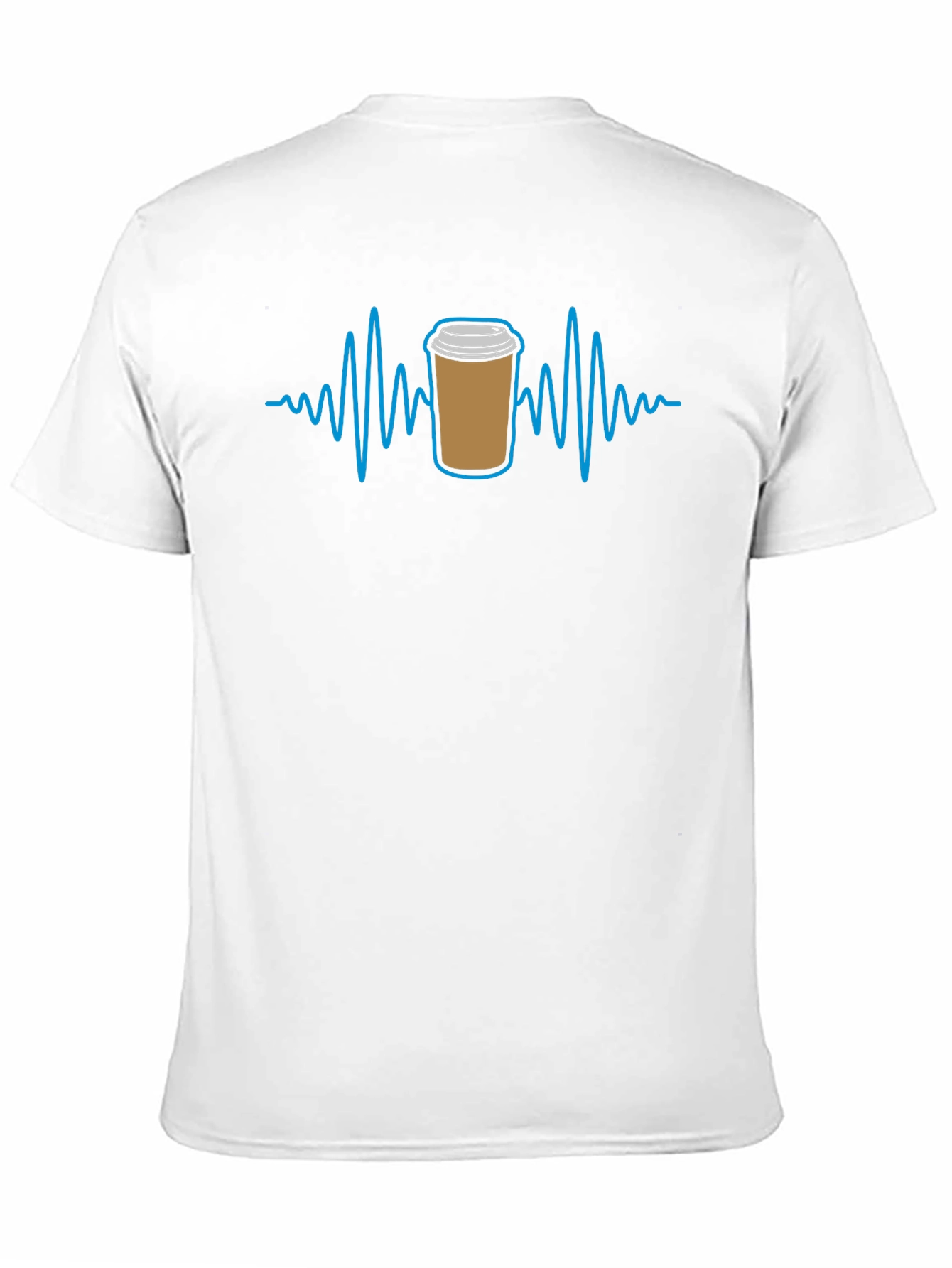 Coffee ECG T-Shirt - Black