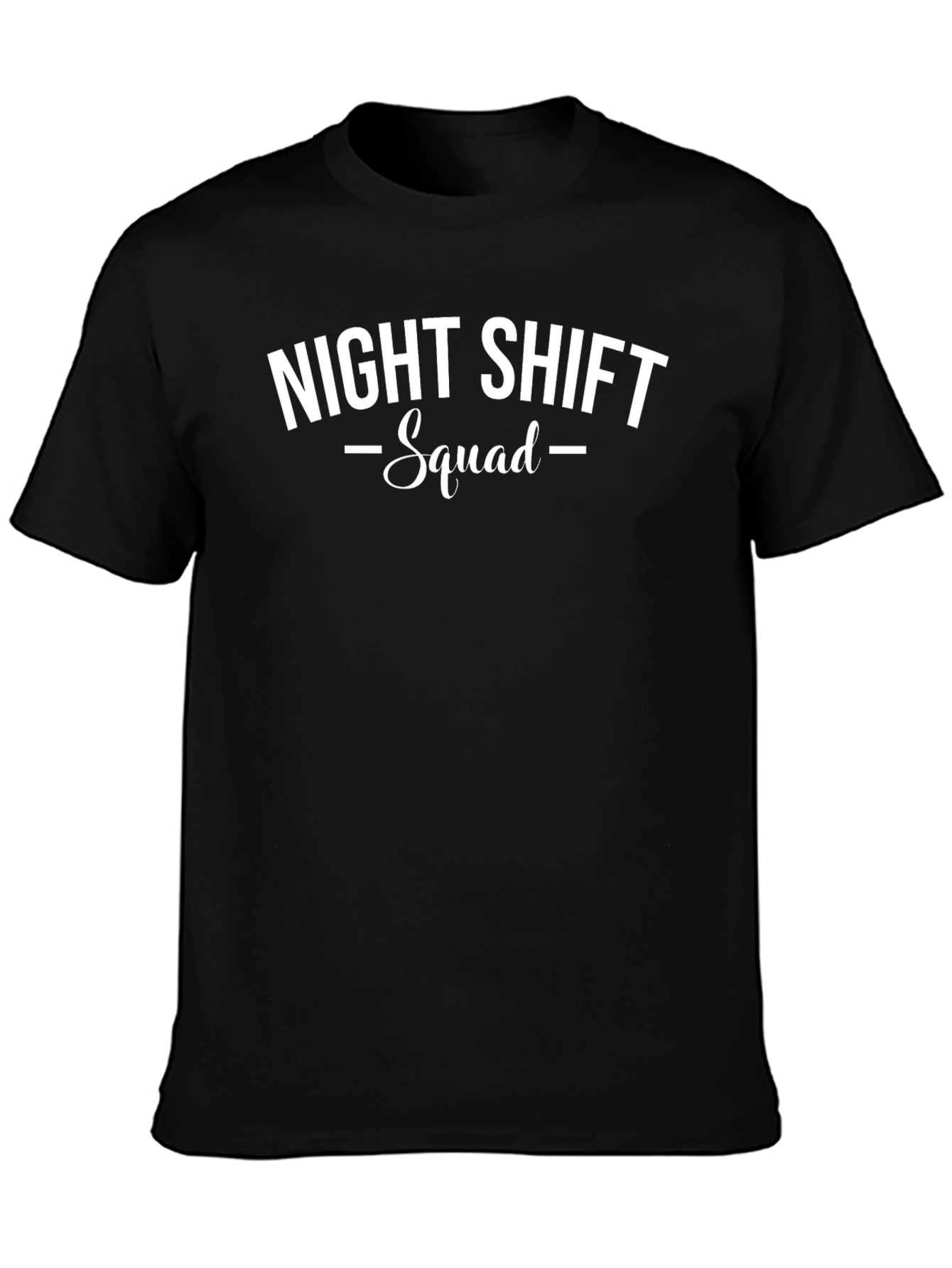 Night Shift Squad Black T-Shirt