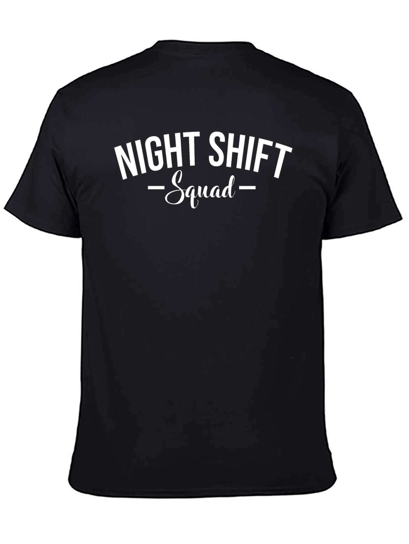 Night Shift Squad Black T-Shirt
