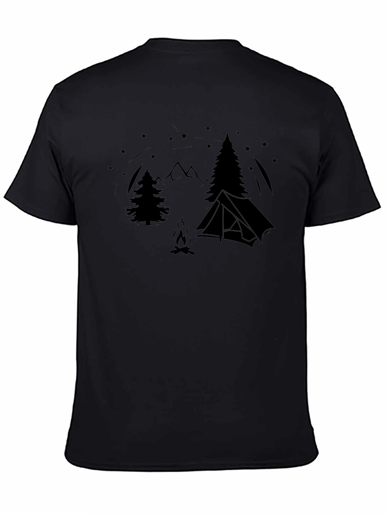 Camping Scene T-Shirt - Nature Adventure Tee