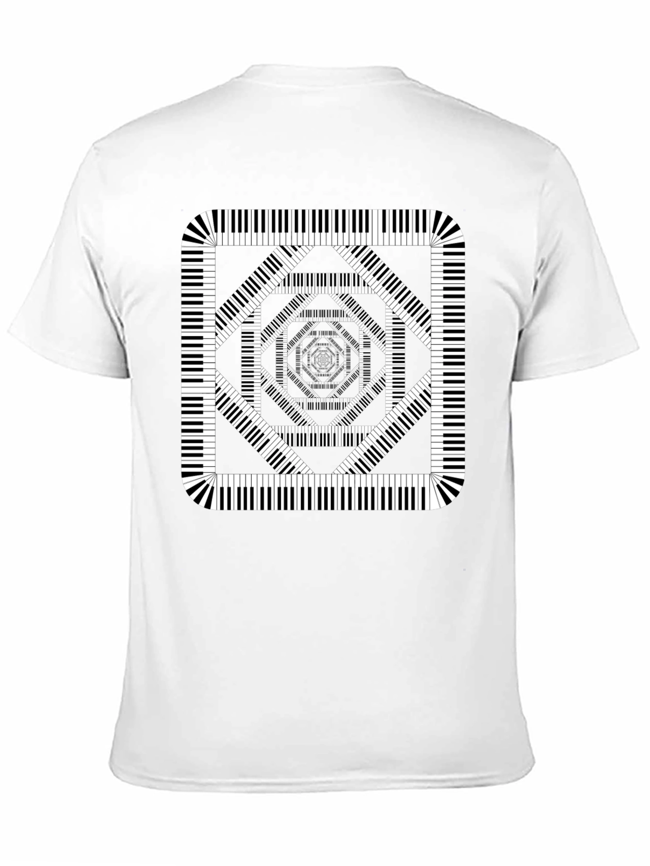 Piano Keys T-Shirt: Musical Illusion Tee