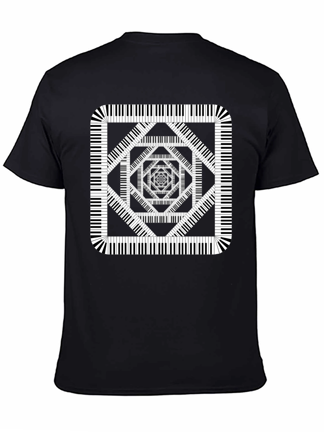 Piano Keys T-Shirt: Musical Illusion Tee