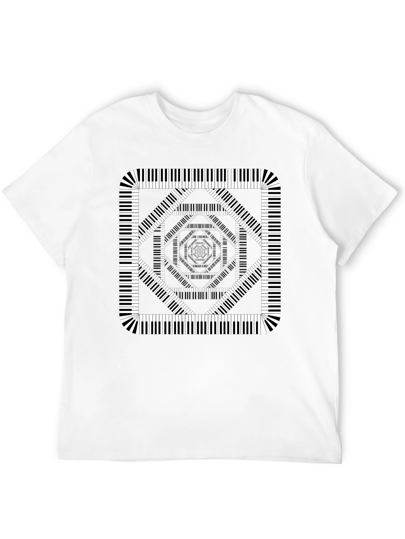 Piano Keys T-Shirt: Musical Illusion Tee