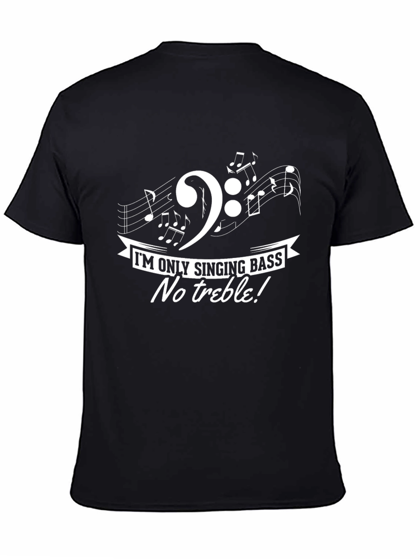 Im Only Singing Bass T-Shirt - Music Lover Tee