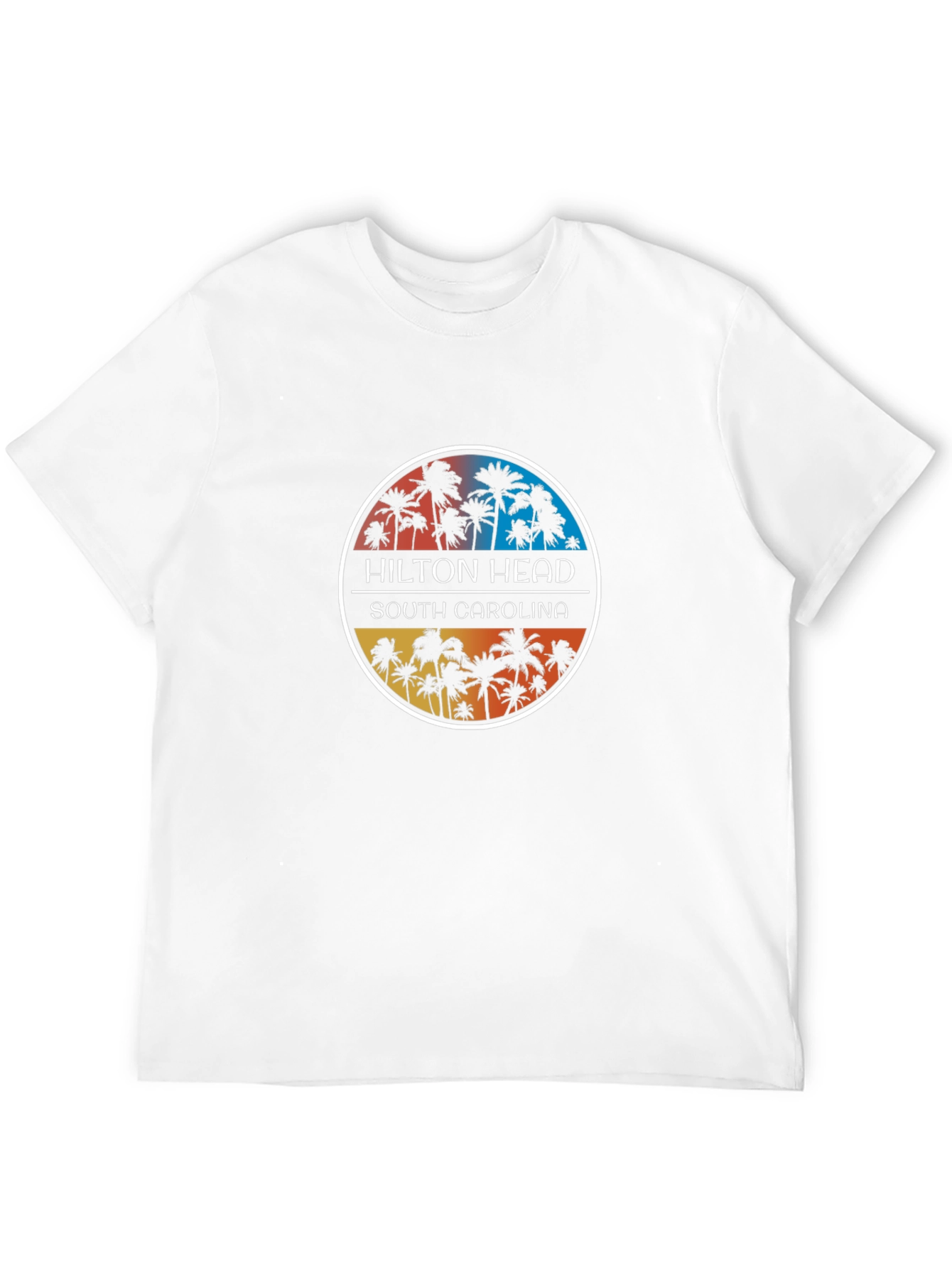 Hilton Head South Carolina Palm Tree Graphic Tee