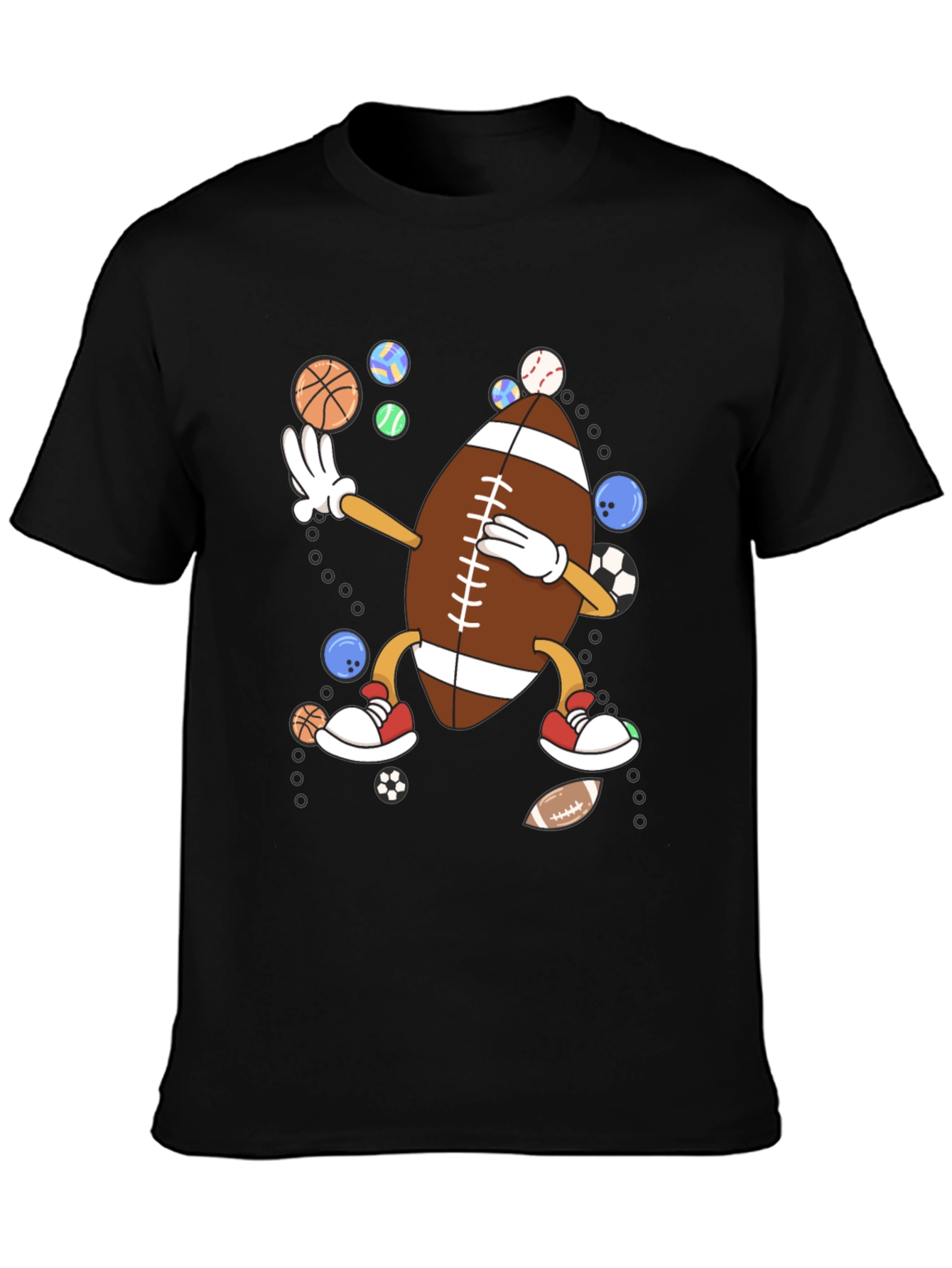 Sports Dabbing Football T-Shirt