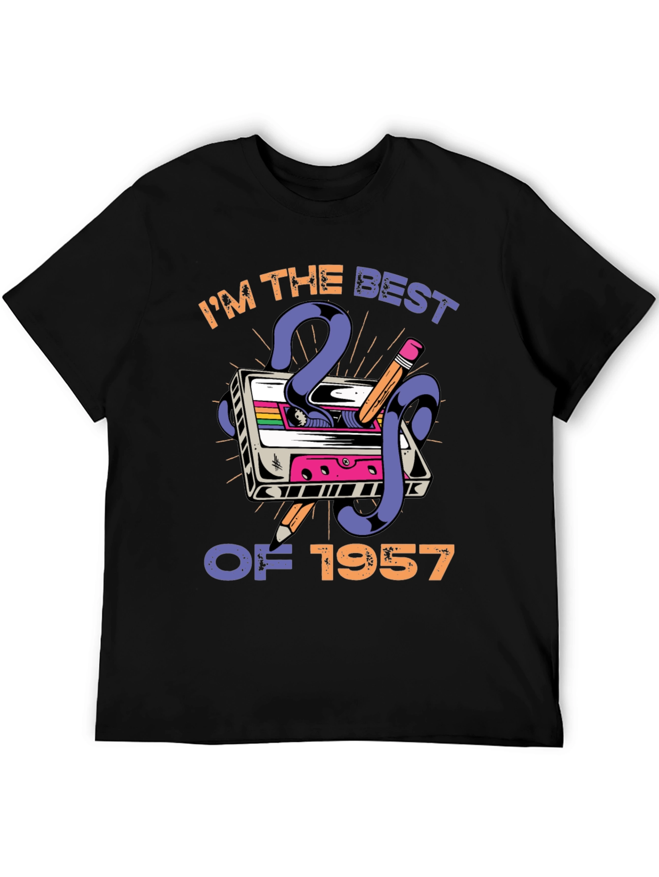 Best of 1957 Cassette Tape Graphic T-Shirt