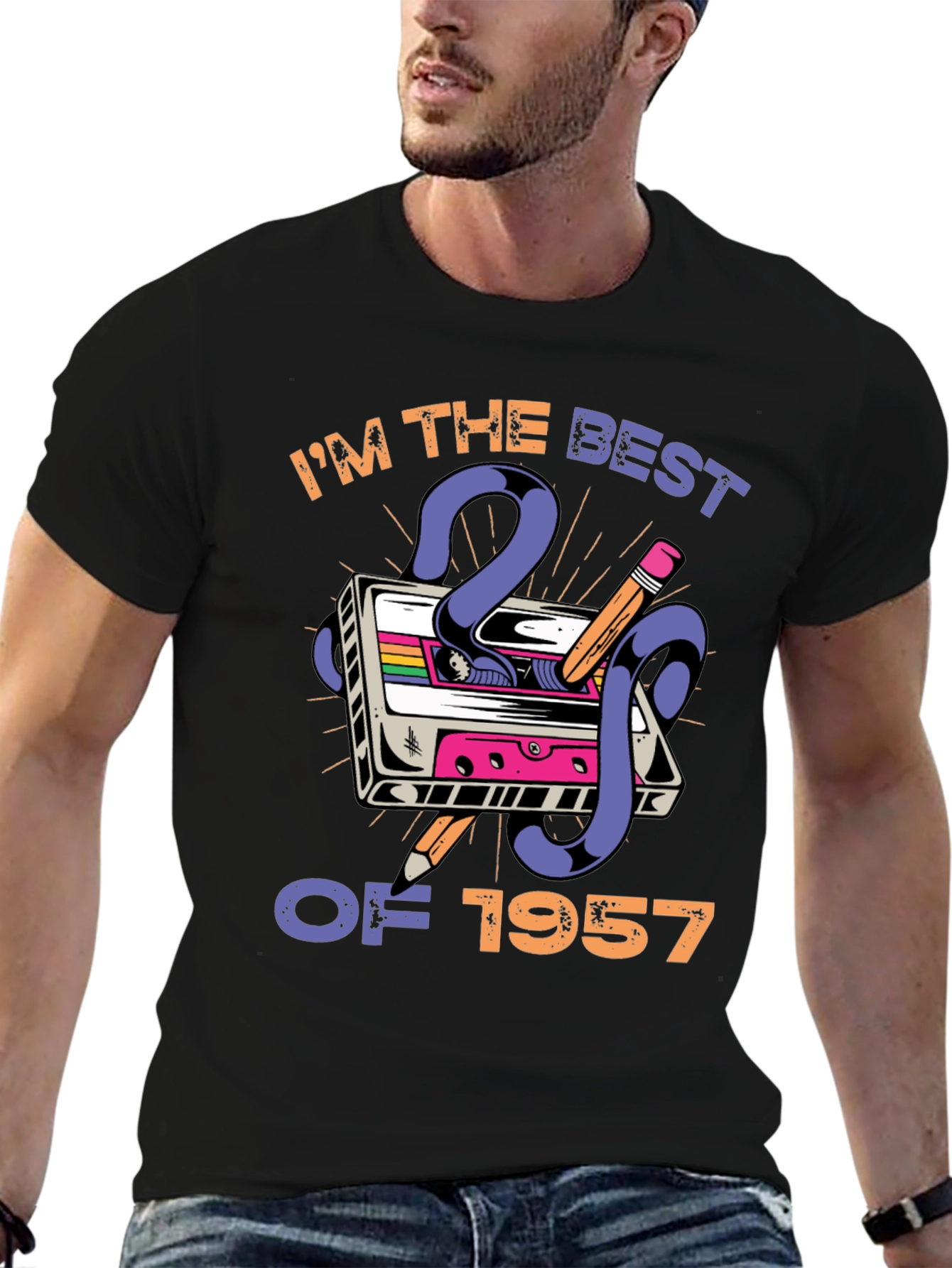 Best of 1957 Cassette Tape Graphic T-Shirt