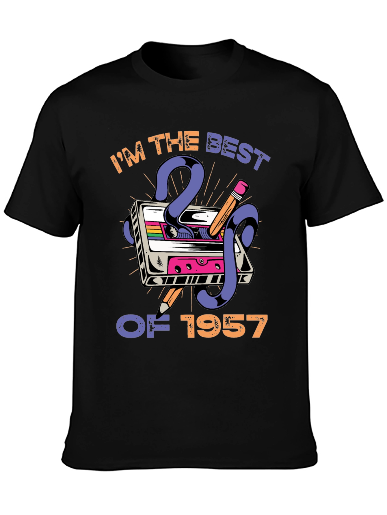 Best of 1957 Cassette Tape Graphic T-Shirt