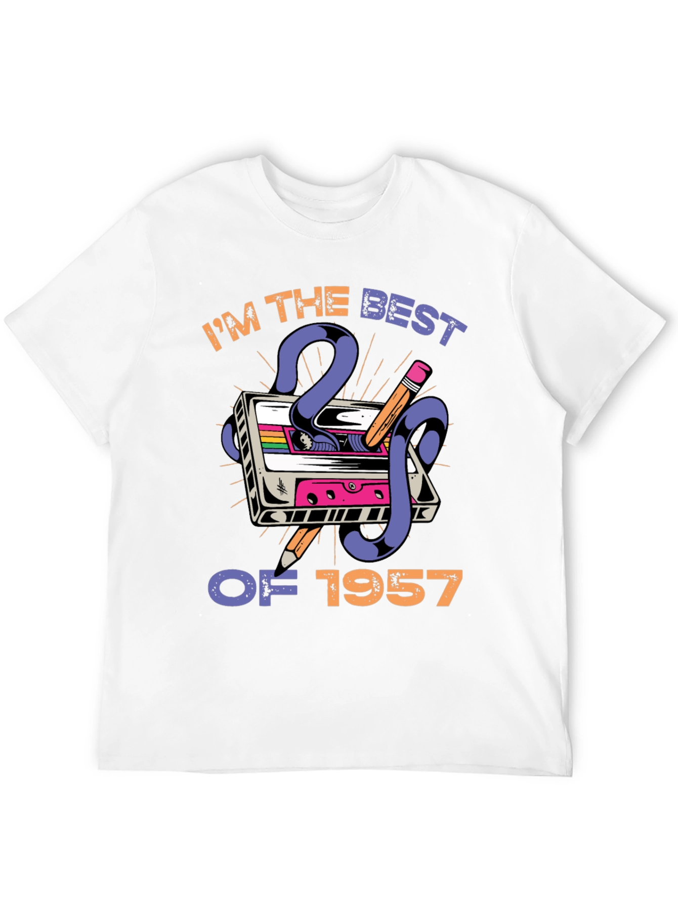 Best of 1957 Cassette Tape Graphic T-Shirt