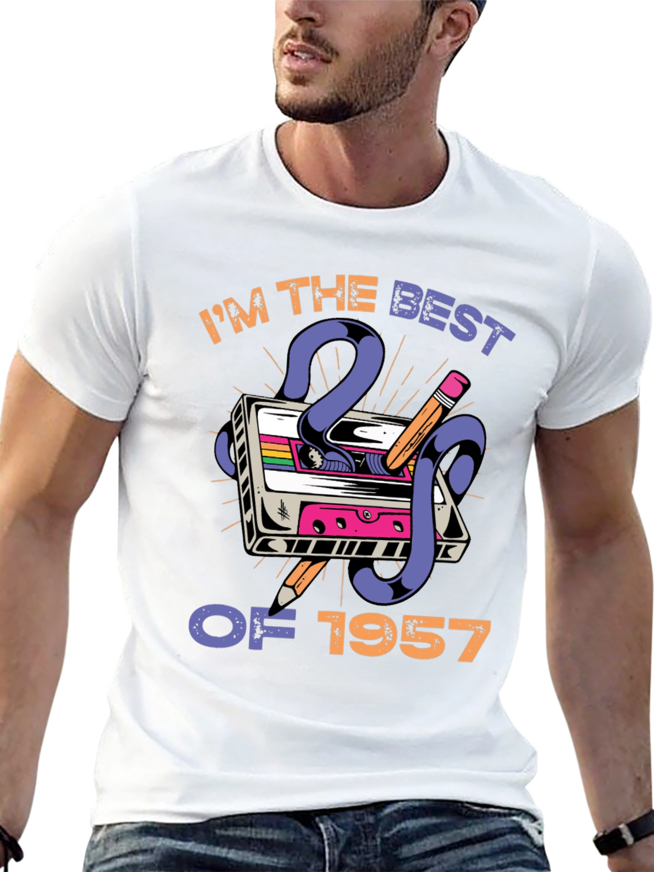 Best of 1957 Cassette Tape Graphic T-Shirt
