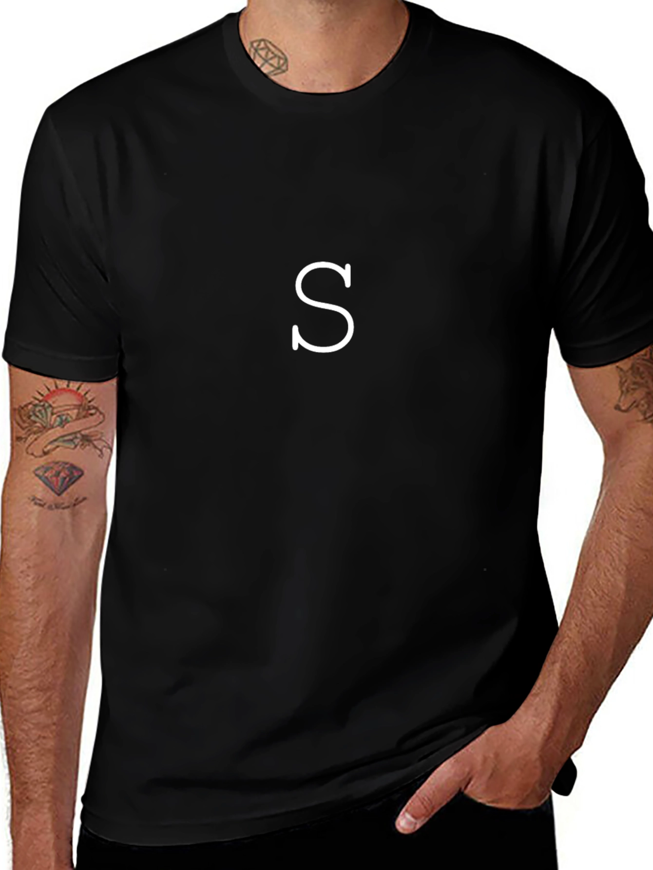 Minimalist S Black T-Shirt