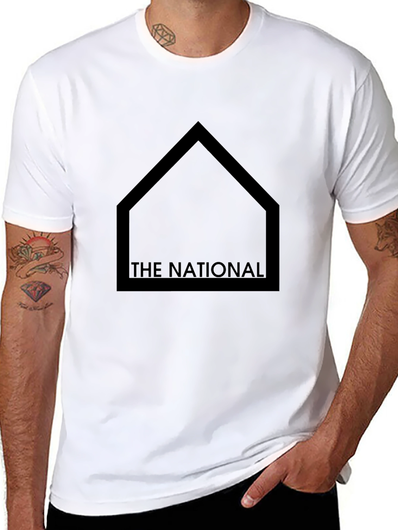 The National Band Logo Black T-Shirt