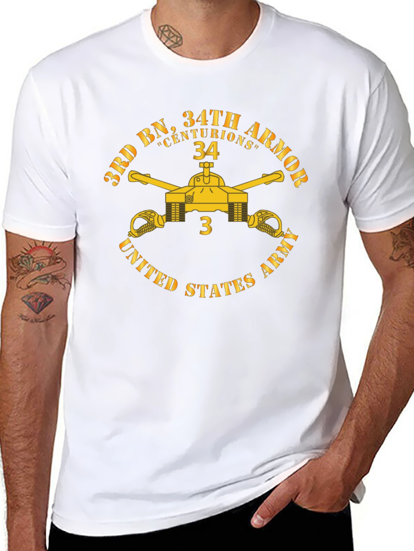 3rd BN 34th Armor Centurions US Army T-Shirt